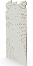 Дитячий скалодром IndigoWood The Wall white